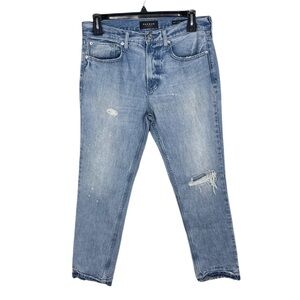 PacSun light wash distressed men slim fit jeans 100% cotton rn45421 size 32x30